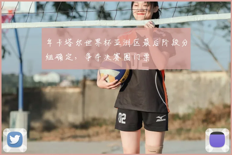年卡塔尔世界杯亚洲区最后阶段分组确定,争夺决赛圈门票