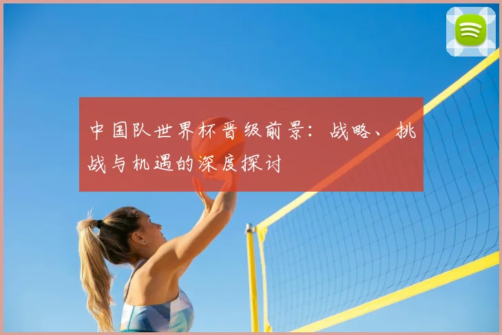 中国队世界杯晋级前景：战略、挑战与机遇的深度探讨