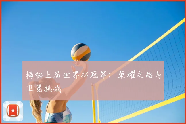 揭秘上届世界杯冠军：荣耀之路与卫冕挑战